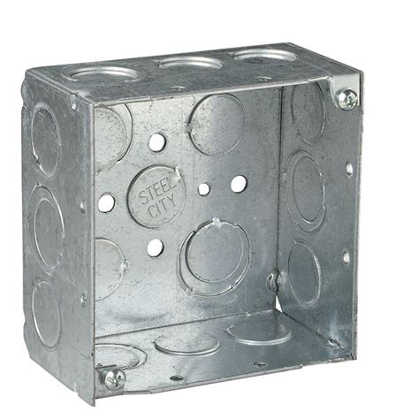 4 square metal box|4 square metal electrical box.